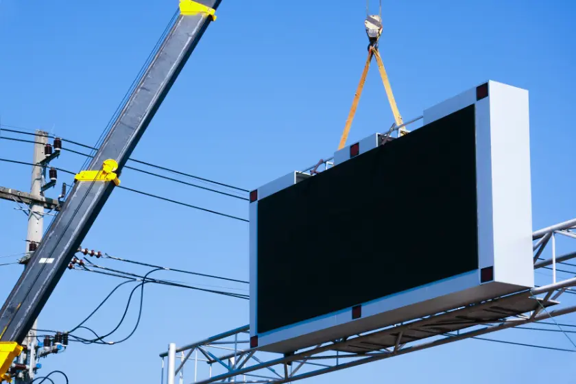 An image that illustrates the LED screen service