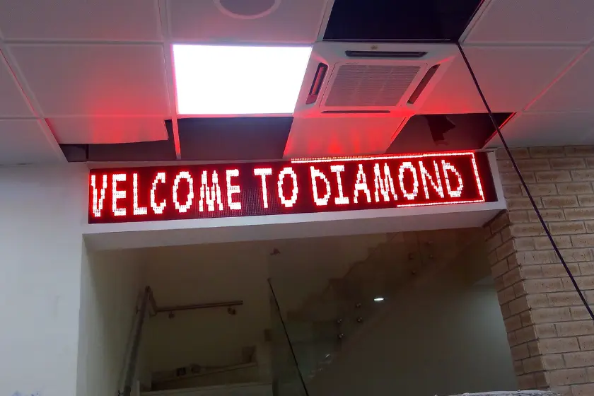 One of our LED signage projects